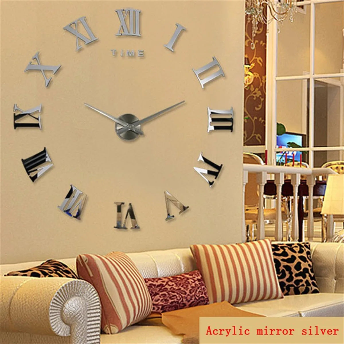 2D/3D Large Roman Numeral Acrylic Mirror Wall Clock Sticker Fashion DIY Quartz Clocks Watch Home Decoration Living Room Stickers    Home Decor Supply | Online Retail | ShoreShopper.com