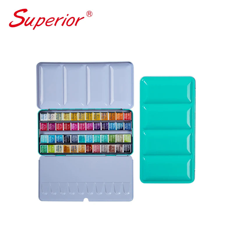 Superior Professional Solid Watercolor Paints Set With Water Brush Pen Water Color Paint Acuarelas Art Supplies For Artist    Home Decor Supply | Online Retail | ShoreShopper.com
