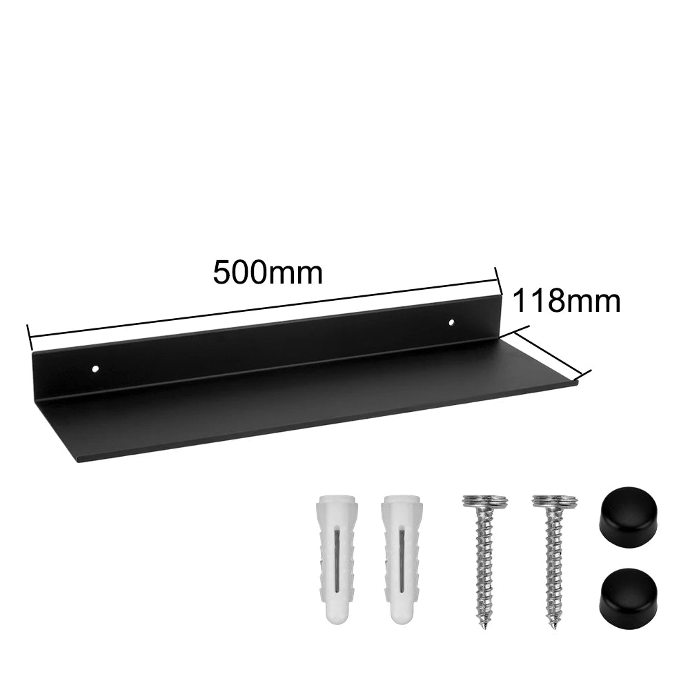 Bathroom Shelves  30-60cm Aluminum Alloy Matte Black Kitchen Wall Shelf Shower Shampoo Storage Rack Bathroom Accessories    Home Decor Supply | Online Retail | ShoreShopper.com