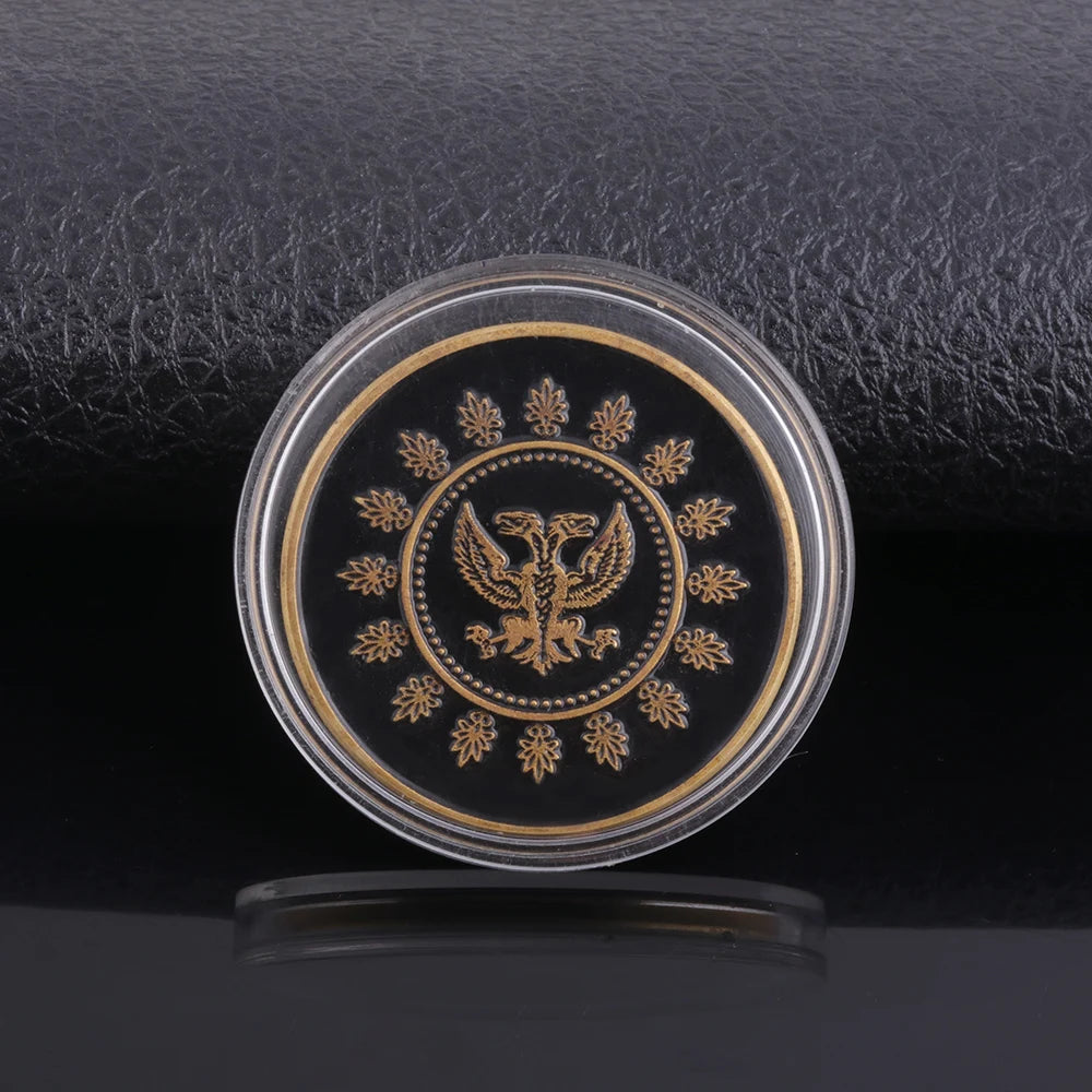 Big Size John Wick 4 Blood Oath Marker Coin Keychain Gold and Adjudicator Coin Metal Prop Accessories Collection Gift - ShoreCo.Shop