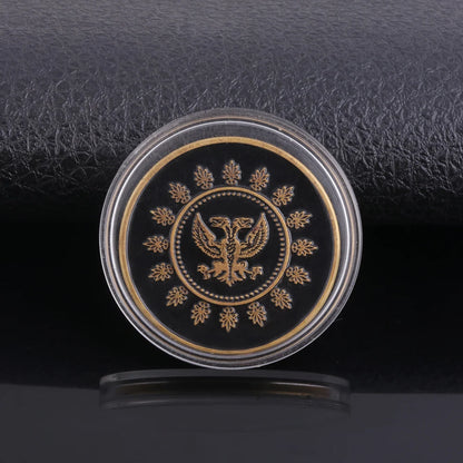 Big Size John Wick 4 Blood Oath Marker Coin Keychain Gold and Adjudicator Coin Metal Prop Accessories Collection Gift - ShoreCo.Shop