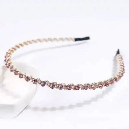 Headwear Fashion Women Hair Hoop Ladies Crystal Rhinestone Pearl Hairband Headband Head Piece Hair Band Accessories    Your Coastal Marketplace | Shoreshopper.com