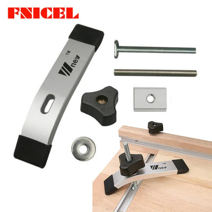 T Track Slider M8 T Screw M8 Nut Saw Table Acting Hold Down Clamp for T-Slot T-Track Woodworking  DIY Tools    Home Decor Supply | Online Retail | ShoreShopper.com