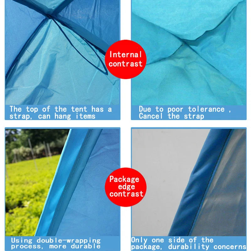 Hot Sale Quick Automatic Beach Tent Outdoor Beach Shade Sun Shelter Tent UPF50+ Portable Beach Canopy For Camping Fishing    Your Coastal Marketplace | Shoreshopper.com