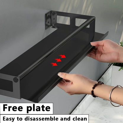 Bathroom Shelves  30-60cm Aluminum Alloy Matte Black Kitchen Wall Shelf Shower Shampoo Storage Rack Bathroom Accessories    Home Decor Supply | Online Retail | ShoreShopper.com