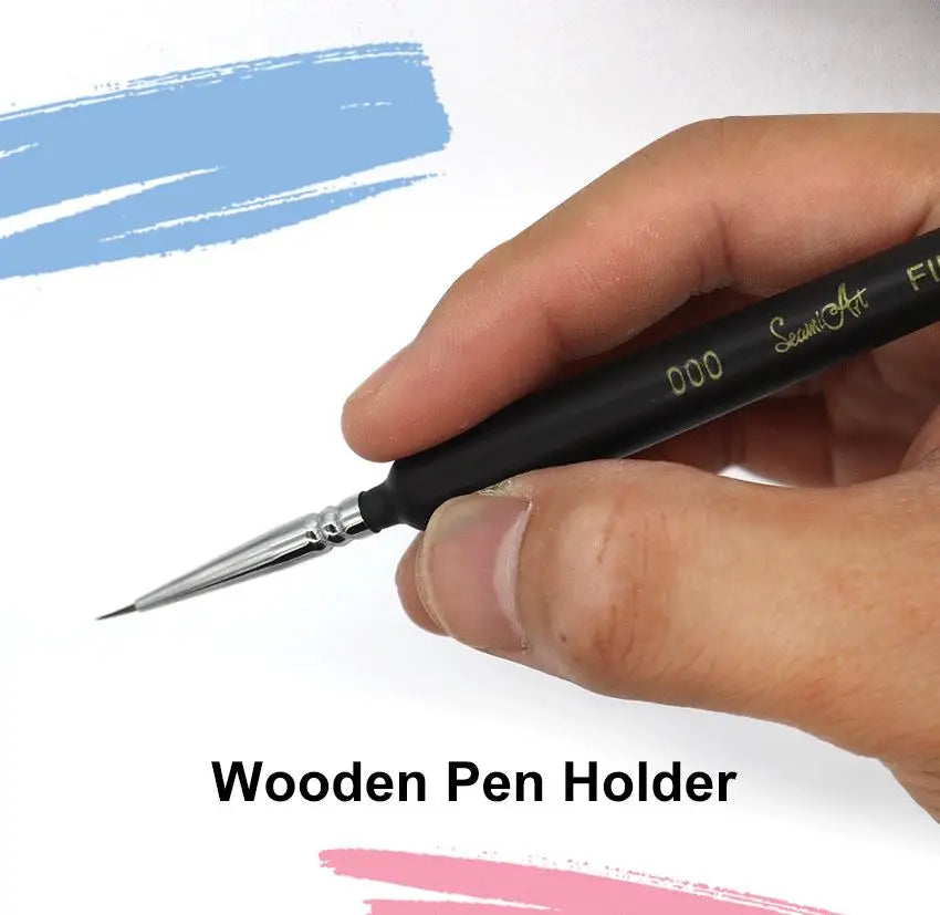 SeamiArt 6Pcs Fine Hook Line Pen Different Size 000 00 0 1 2 3 Paint Brush Artist Gouche Watercolor Acrylic Painting Supplies    Home Decor Supply | Online Retail | ShoreShopper.com