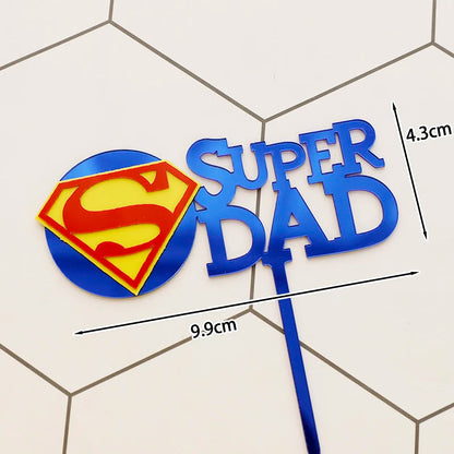 Hold Baby Super Dad Daddy Father's Day Cake Topper for Dad's Birthday Party Decorations Baking Supplies Love Gifts    Your Coastal Marketplace | Shoreshopper.com