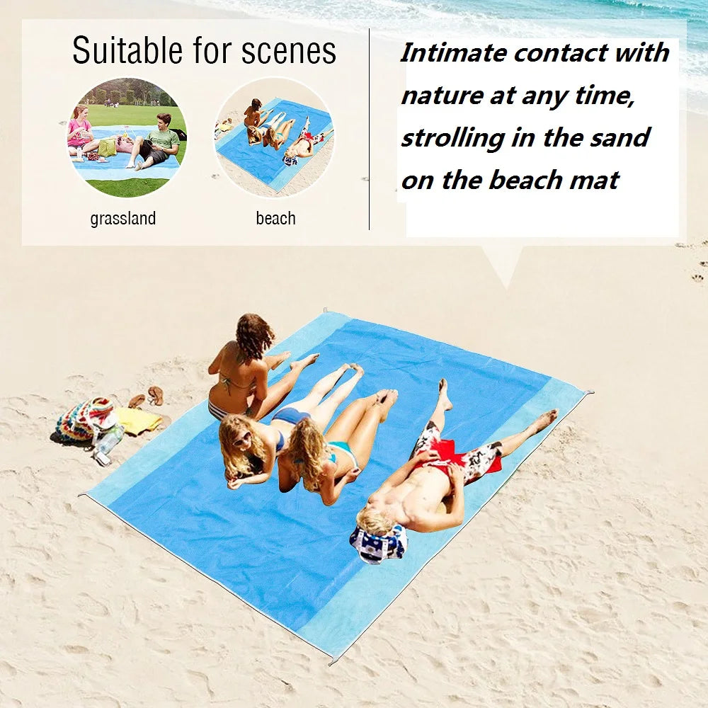 Sand Beach Portable Anti Sand Towel Beach Towels Blanket Beach Mat Travel Summer Mat Large Beachtowel    Your Coastal Marketplace | Shoreshopper.com