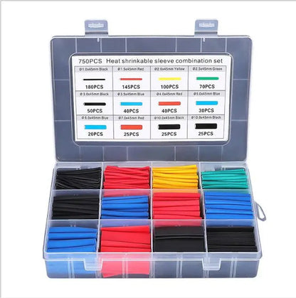 127-750pcs Heat-shrink Tubing Thermoresistant Tube Heat Shrink Wrapping Kit Electrical Connection Wire Cable Insulation Sleeving    Home Decor Supply | Online Retail | ShoreShopper.com