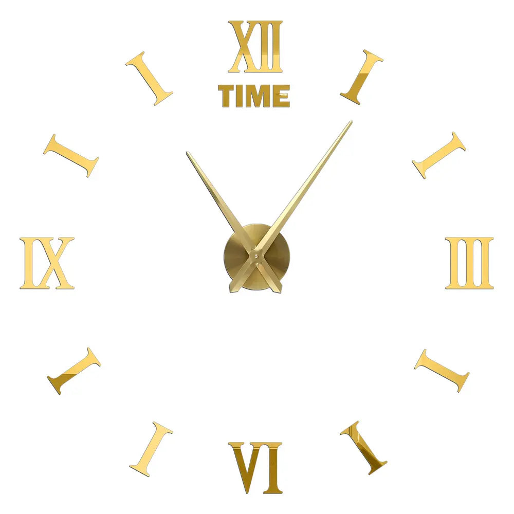 2D/3D Large Roman Numeral Acrylic Mirror Wall Clock Sticker Fashion DIY Quartz Clocks Watch Home Decoration Living Room Stickers    Home Decor Supply | Online Retail | ShoreShopper.com