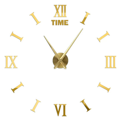 2D/3D Large Roman Numeral Acrylic Mirror Wall Clock Sticker Fashion DIY Quartz Clocks Watch Home Decoration Living Room Stickers    Home Decor Supply | Online Retail | ShoreShopper.com