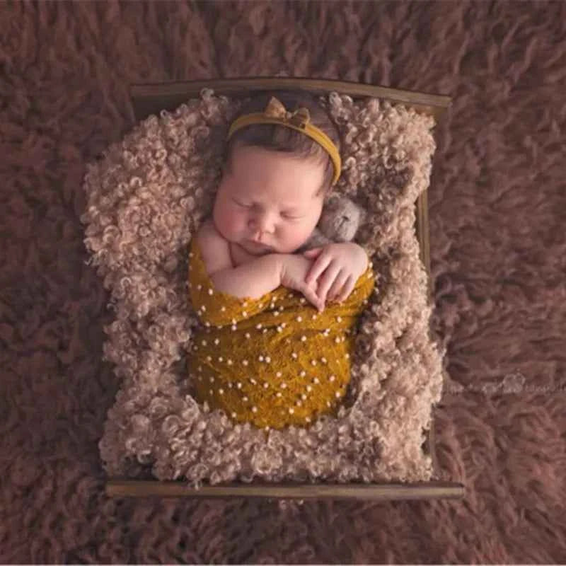 Curly faux fur blanket for baby photography props,basket cushion filler,baby photography shoot blanket photo props(50*80 cm)