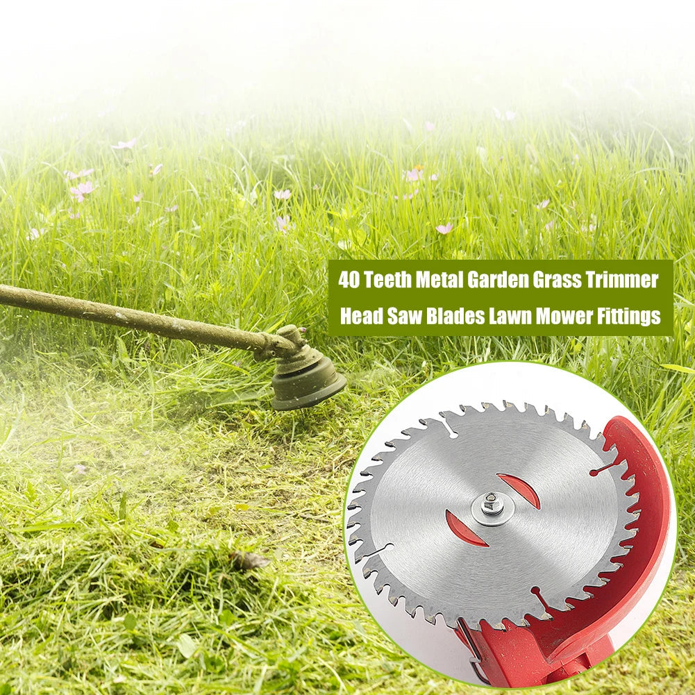 150 mm 40 Teeth Metal Grass Trimmer Heads Blade Replacement Weed Eater Saw Blade Lawn Mower Fit Accessory for Garden Power Tool    Home Decor Supply | Online Retail | ShoreShopper.com