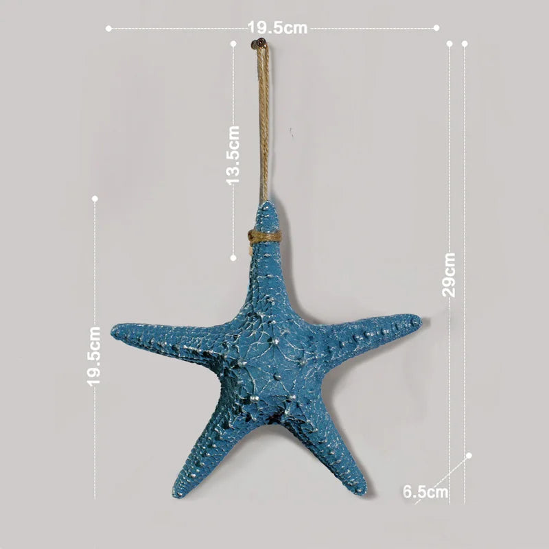 Conch Starfish Beach Decor Nautical Home Bedroom Living Room Hanging Vase Creative Background Wall Decoration Seashells    Your Coastal Marketplace | Shoreshopper.com