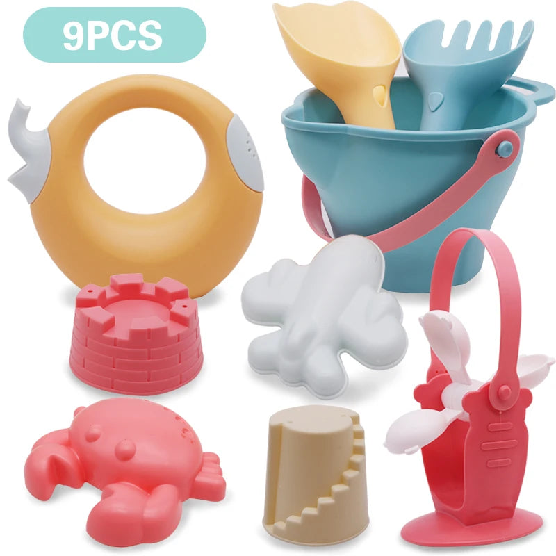 Beach Toys for Kids Gifts 5-17pcs Baby Beach Game Toys Children Sandbox Set Kit Summer Toys for Beach Play Sand Water Play Cart    Your Coastal Marketplace | Shoreshopper.com