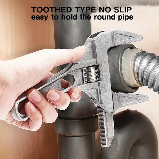 Adjustable Wrench Universal Monkey Spanner Multi-function plumbing Hand Tools Nut Sink Wrench Bathroom Pipe Large Open Spanner    Home Decor Supply | Online Retail | ShoreShopper.com