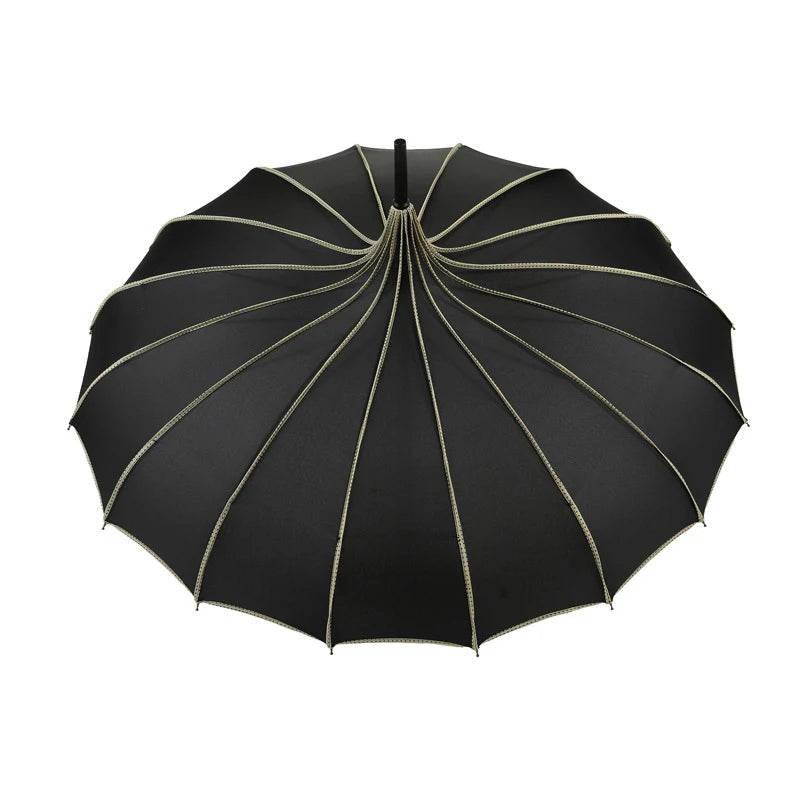 Windproof Folding Umbrella, UV Protective, Travel Umbrella, Wedding Party Fashion, Vintage Pagoda Umbrella    Your Coastal Marketplace | Shoreshopper.com