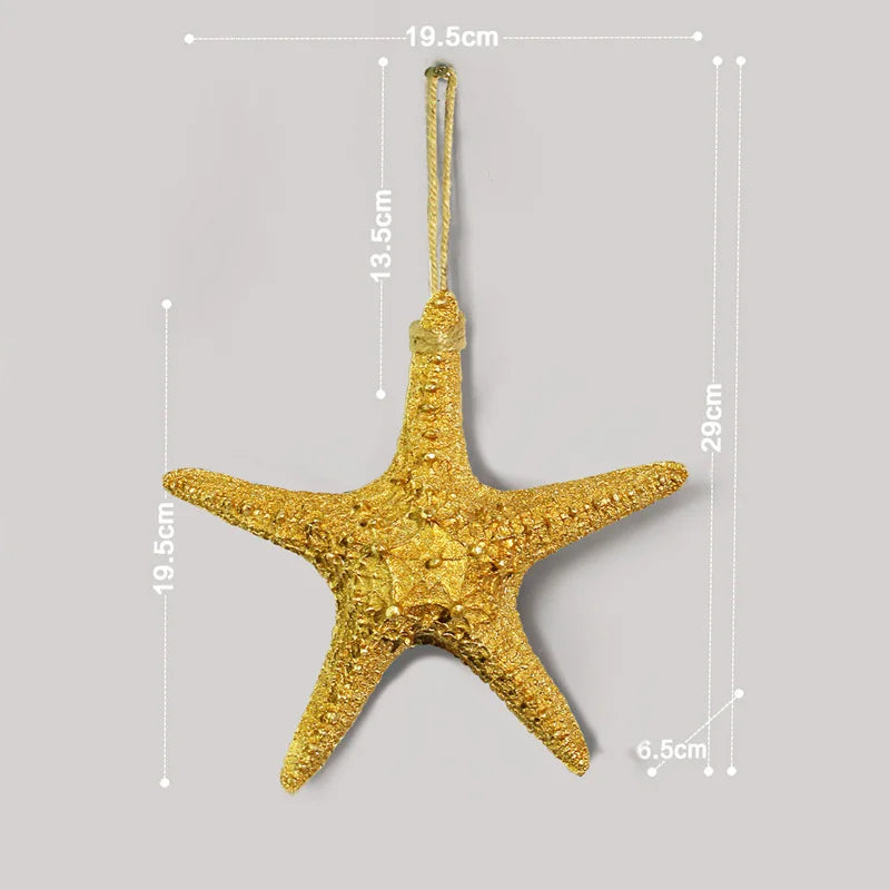 Conch Starfish Beach Decor Nautical Home Bedroom Living Room Hanging Vase Creative Background Wall Decoration Seashells    Your Coastal Marketplace | Shoreshopper.com