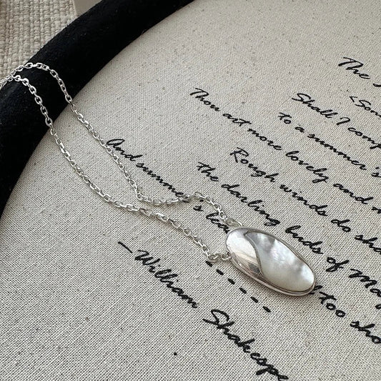 S925 Sterling Silver Korean Style Minimalist Necklace Simple Vintage Clavicle Chain Gift for Women Birthday Anniversary Jewelry    Home Decor Supply | Online Retail | ShoreShopper.com