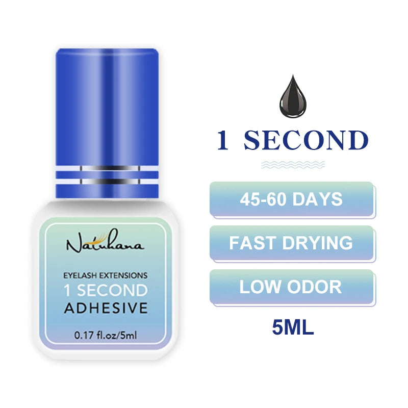 Professional 5ml 0.3S 0.5S 1S 2S 3S Eyelash Glue Fast Drying Strong False Eye Lash Extension Glue Adhesive - ShoreCo.Shop