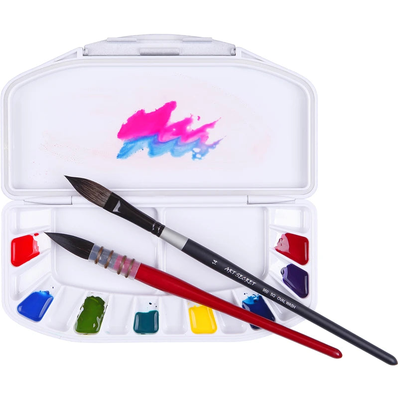ArtSecret WCS-16 High Quality 16 Wells Watercolor Acrylic Color Pallette For Watercolor Painting Art Tools Supplies    Home Decor Supply | Online Retail | ShoreShopper.com