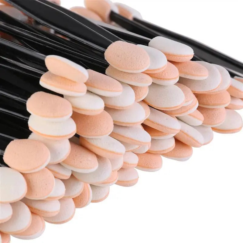 5/30/50/100PCS Eyeshadow Brush Dual Sided Sponge Nylon Sets Make up Eye Shadow Brushes For Cosmetic Applicator Makeup Tools Hot - ShoreCo.Shop