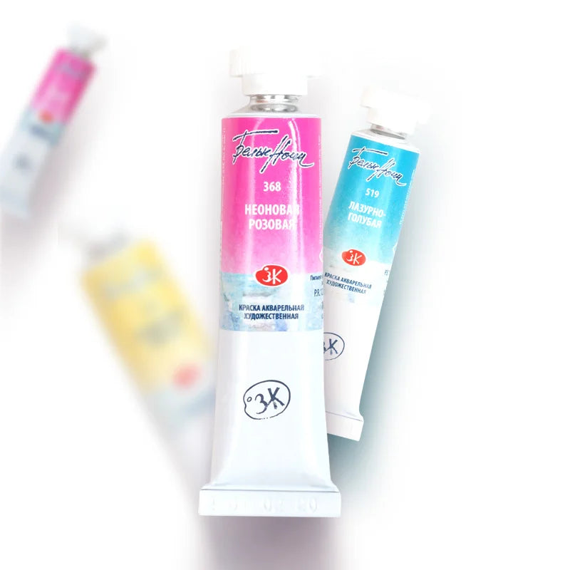 Russian white night watercolor paint 10ml Watercolor painting acuarelas palette art supplies    Home Decor Supply | Online Retail | ShoreShopper.com