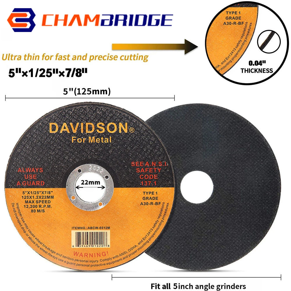 125mm Cut Off Wheel 5 " Metal Cutting Disc Angle Grinder Rotary Circular Saw Disc for Metal Stainless Steel Iron Cutting 1-30pcs    Home Decor Supply | Online Retail | ShoreShopper.com