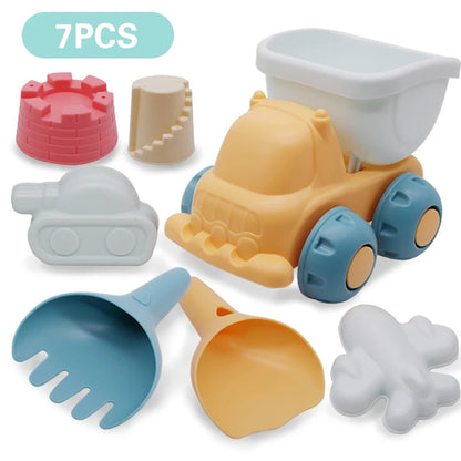 Beach Toys for Kids Gifts 5-17pcs Baby Beach Game Toys Children Sandbox Set Kit Summer Toys for Beach Play Sand Water Play Cart    Your Coastal Marketplace | Shoreshopper.com