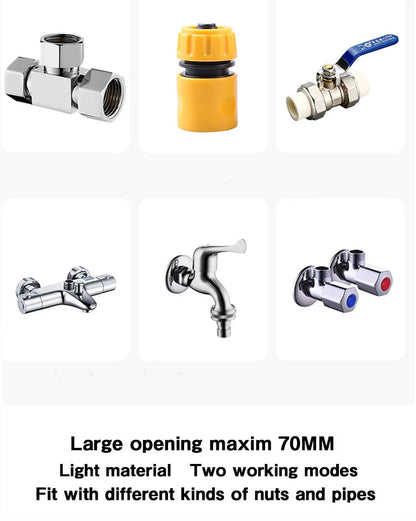 Adjustable Wrench Universal Monkey Spanner Multi-function plumbing Hand Tools Nut Sink Wrench Bathroom Pipe Large Open Spanner    Home Decor Supply | Online Retail | ShoreShopper.com