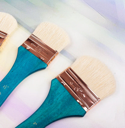 ArtSecret Paint-Brush Bristle Blue Handle Stainless Ferrule Scrubbing Art Painting Tool For Professional Painter 4504    Home Decor Supply | Online Retail | ShoreShopper.com