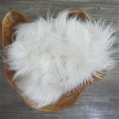 Curly faux fur blanket for baby photography props,basket cushion filler,baby photography shoot blanket photo props(50*80 cm)    Your Coastal Marketplace | Shoreshopper.com