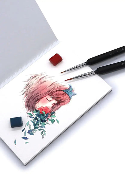 SeamiArt 6Pcs Fine Hook Line Pen Different Size 000 00 0 1 2 3 Paint Brush Artist Gouche Watercolor Acrylic Painting Supplies    Home Decor Supply | Online Retail | ShoreShopper.com