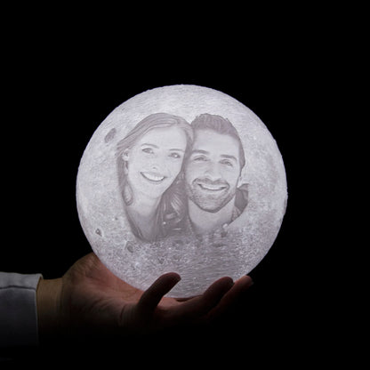 3D Printing Moon Lamp Personalized Photo Text Customized USB Night Light Birthday Mother Day Valentine's Christmas Lunar Gift - ShoreCo.Shop