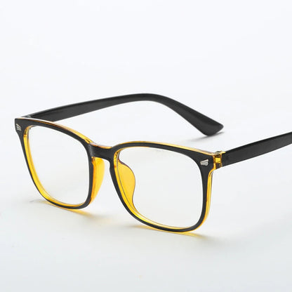 Fashion unisex Square glasses plain glasses full frame glasses for men and women radiation protection Optical glasses - ShoreCo.Shop