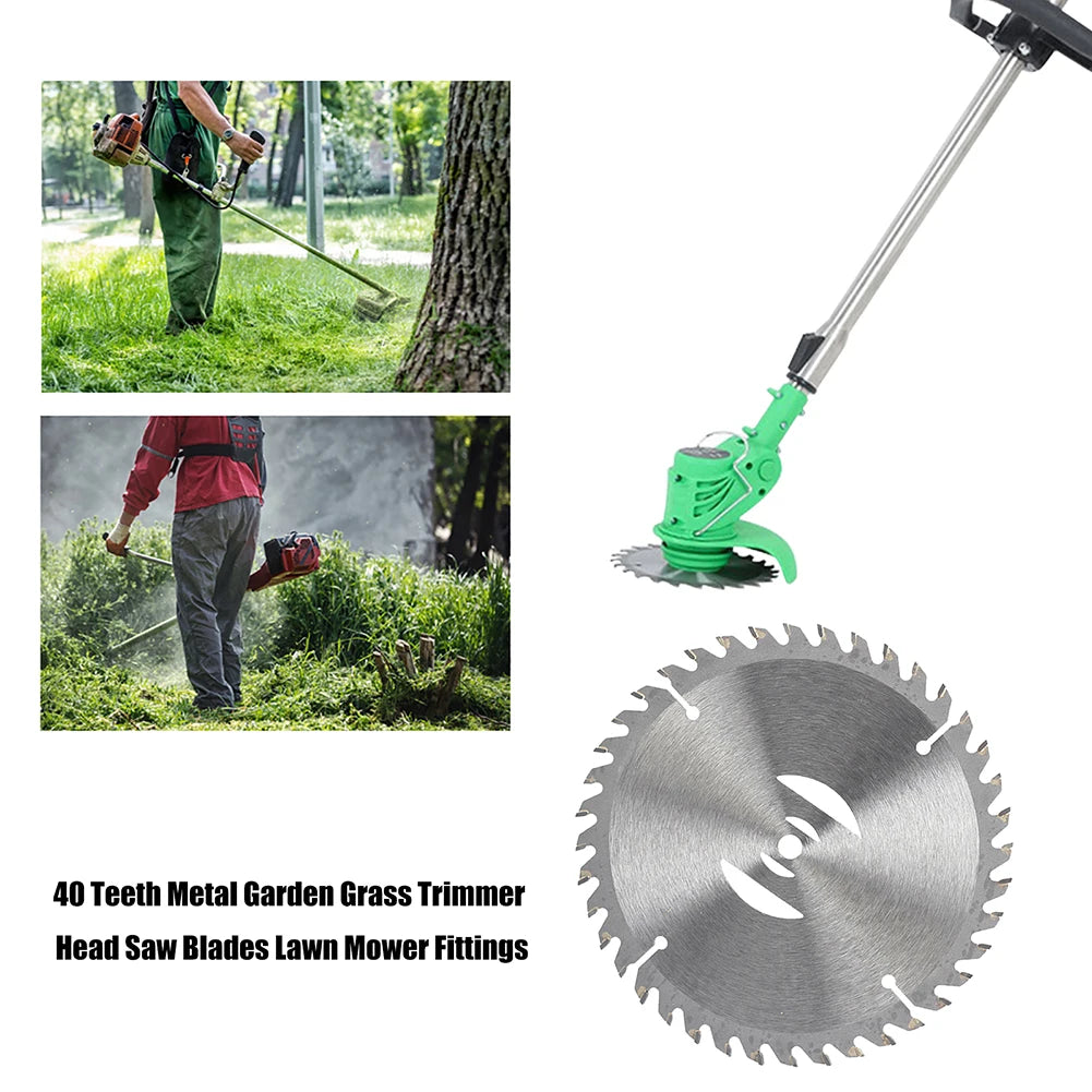 150 mm 40 Teeth Metal Grass Trimmer Heads Blade Replacement Weed Eater Saw Blade Lawn Mower Fit Accessory for Garden Power Tool    Home Decor Supply | Online Retail | ShoreShopper.com