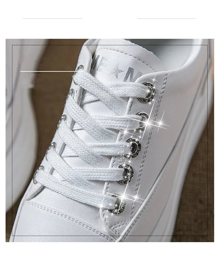 LunaStratus Breathable Platform Sneakers - 8cm Height-Increasing Casual Walking Shoes for Women    Your Coastal Marketplace | Shoreshopper.com