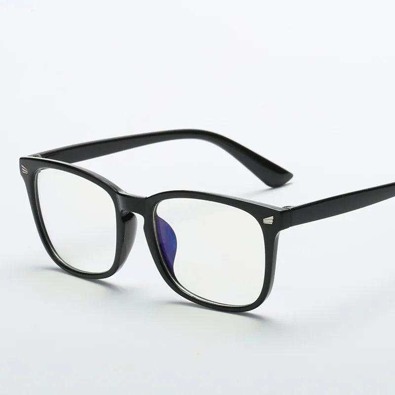 Fashion unisex Square glasses plain glasses full frame glasses for men and women radiation protection Optical glasses - ShoreCo.Shop