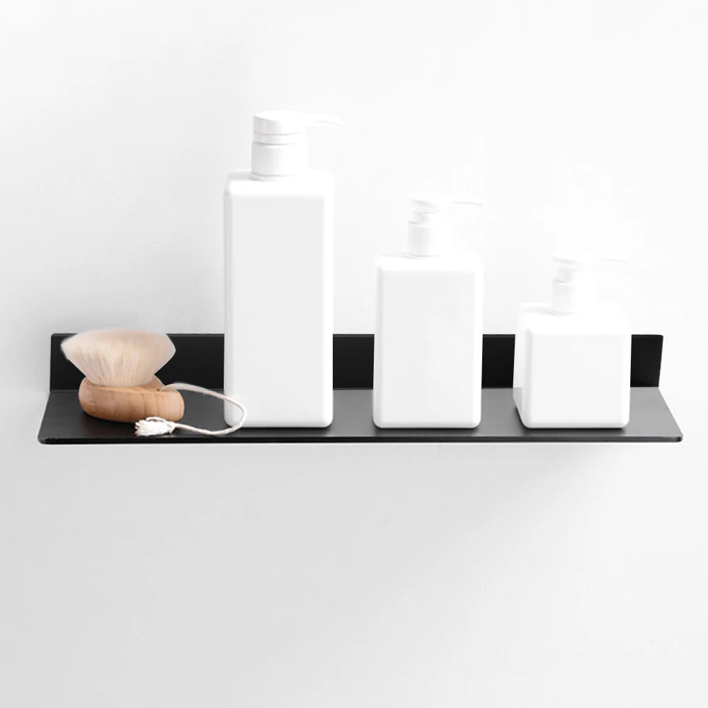 Bathroom Shelves  30-60cm Aluminum Alloy Matte Black Kitchen Wall Shelf Shower Shampoo Storage Rack Bathroom Accessories    Home Decor Supply | Online Retail | ShoreShopper.com