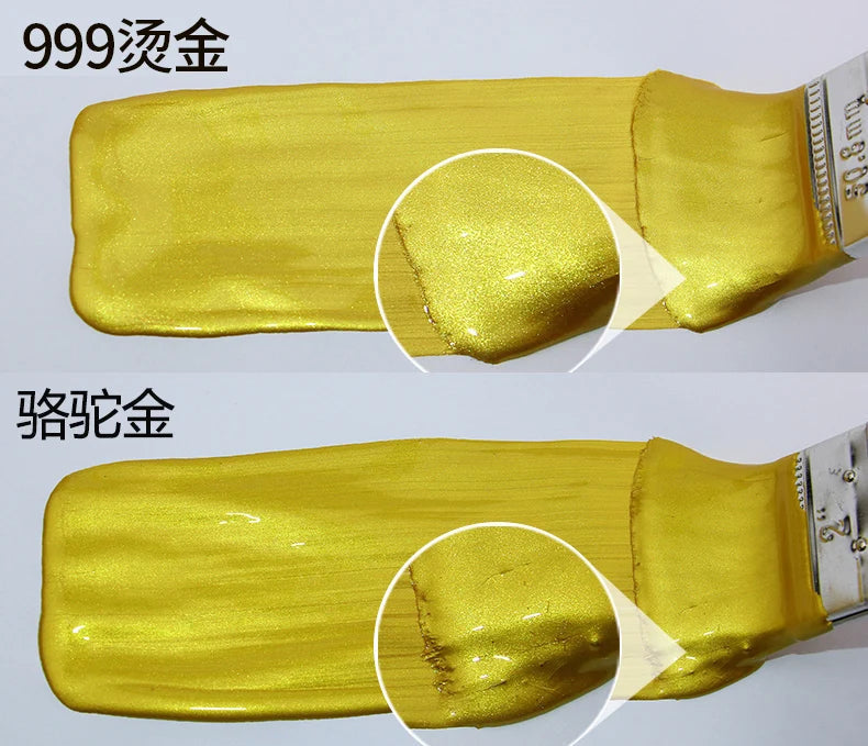 50g Bright Gold Paint,  Wood Paint, Metal Lacquer ,tasteless Water-based Paint, Can Be Applied on Any Surface    Home Decor Supply | Online Retail | ShoreShopper.com