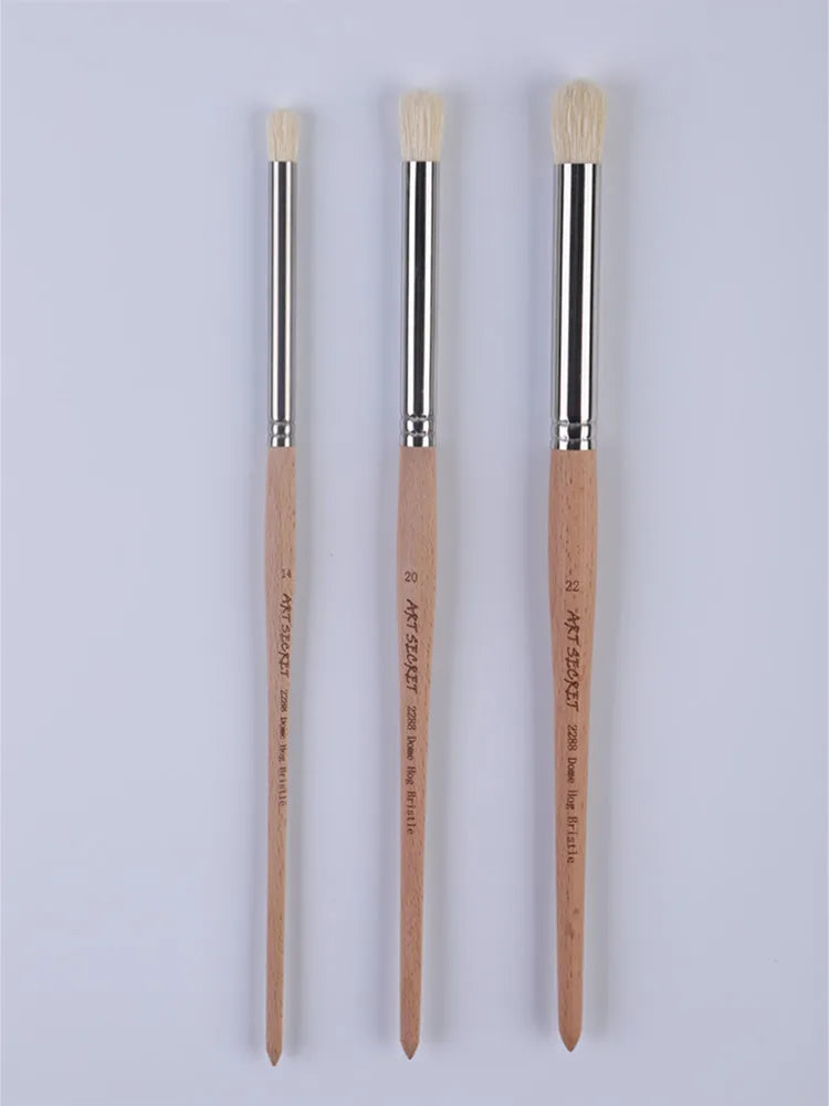 ArtSecret New Arrival 2288 24/Set Oil And Acrylic Painting Brush Hog Bristle Straw Mat Pouch&Canvas Pocket Artist Art Supplies    Home Decor Supply | Online Retail | ShoreShopper.com