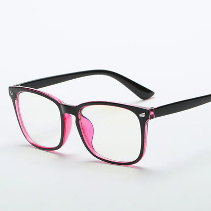 Fashion unisex Square glasses plain glasses full frame glasses for men and women radiation protection Optical glasses - ShoreCo.Shop