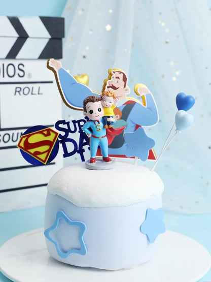 Hold Baby Super Dad Daddy Father's Day Cake Topper for Dad's Birthday Party Decorations Baking Supplies Love Gifts    Your Coastal Marketplace | Shoreshopper.com
