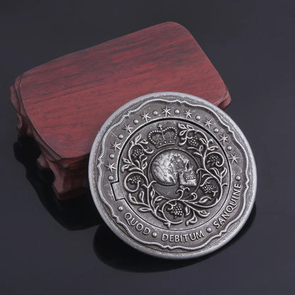 Big Size John Wick 4 Blood Oath Marker Coin Keychain Gold and Adjudicator Coin Metal Prop Accessories Collection Gift - ShoreCo.Shop