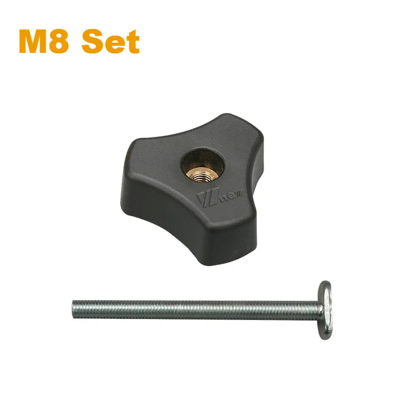 T Track Slider M8 T Screw M8 Nut Saw Table Acting Hold Down Clamp for T-Slot T-Track Woodworking  DIY Tools    Home Decor Supply | Online Retail | ShoreShopper.com