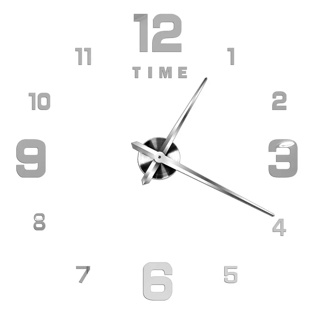 2D/3D Large Roman Numeral Acrylic Mirror Wall Clock Sticker Fashion DIY Quartz Clocks Watch Home Decoration Living Room Stickers    Home Decor Supply | Online Retail | ShoreShopper.com