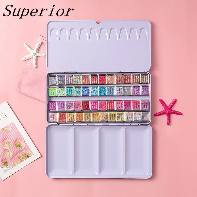 Superior Professional Solid Watercolor Paints Set With Water Brush Pen Water Color Paint Acuarelas Art Supplies For Artist    Home Decor Supply | Online Retail | ShoreShopper.com