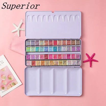 Superior Professional Solid Watercolor Paints Set With Water Brush Pen Water Color Paint Acuarelas Art Supplies For Artist    Home Decor Supply | Online Retail | ShoreShopper.com