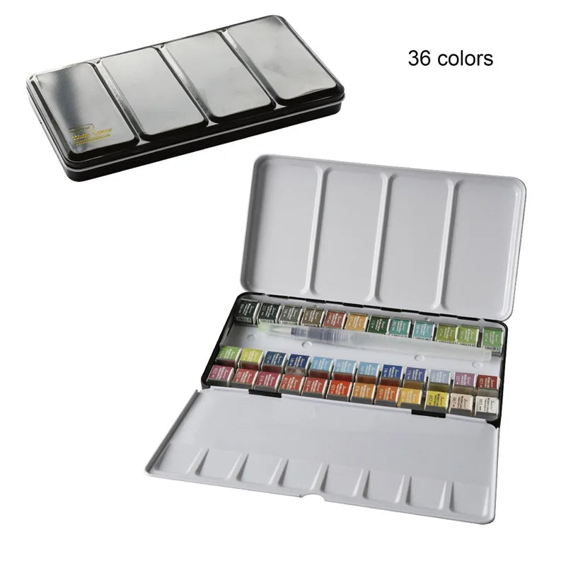 Superior Professional Solid Watercolor Paints Set With Water Brush Pen Water Color Paint Acuarelas Art Supplies For Artist    Home Decor Supply | Online Retail | ShoreShopper.com