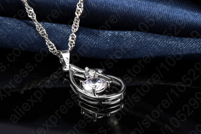 Wedding Bridal Jewelry Sets for Women Neckalce and Earrings 925 Sterling Silver Romantic Style Jewelry for Women As Gift    Home Decor Supply | Online Retail | ShoreShopper.com